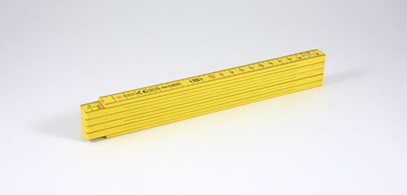 Mètre en polyamide Longlife 2m jaune